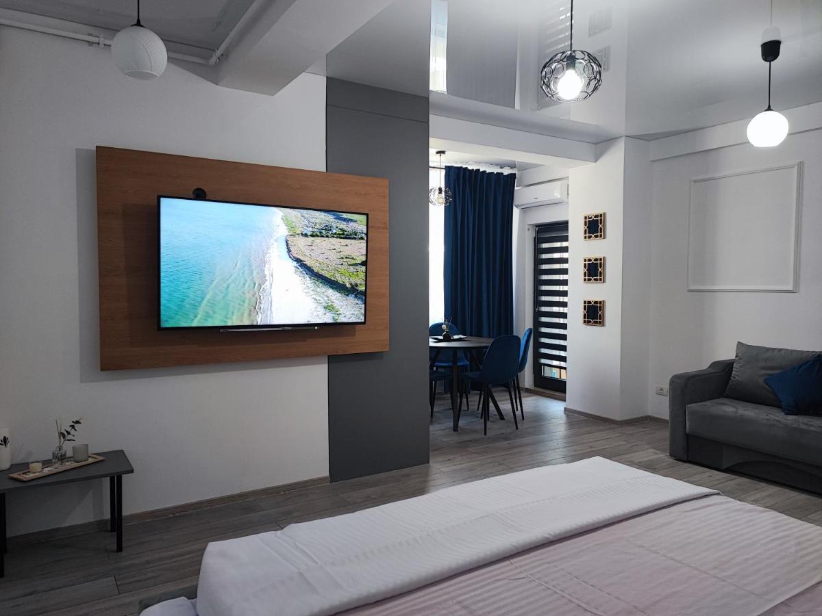 Apartament Studio Teo Blue In Mamaia Nord Năvodari Buitenkant foto
