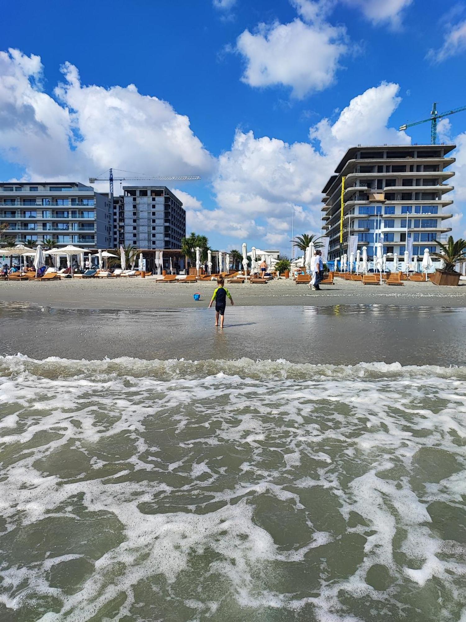 Apartament Studio Teo Blue In Mamaia Nord Năvodari Buitenkant foto