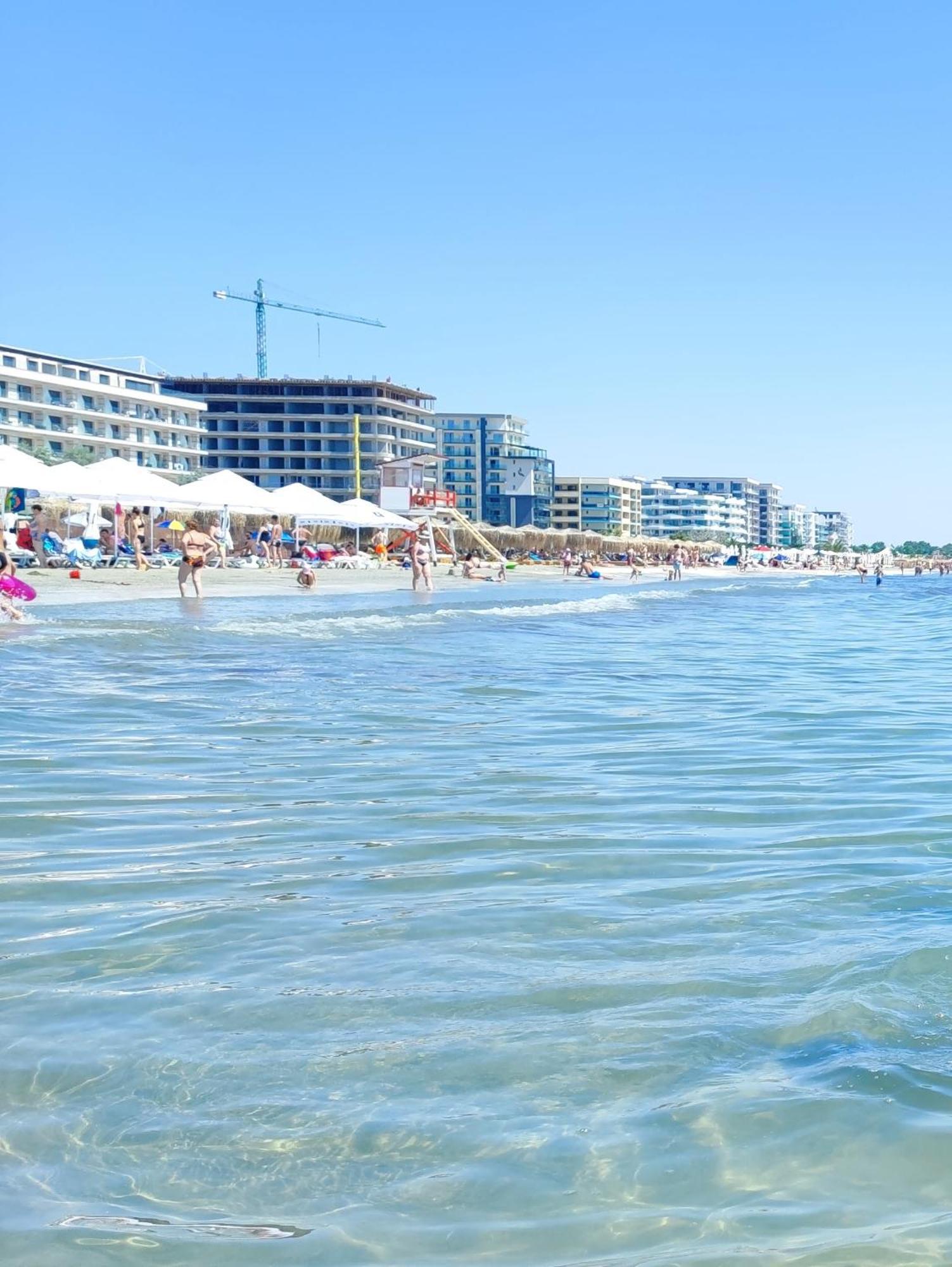 Apartament Studio Teo Blue In Mamaia Nord Năvodari Buitenkant foto