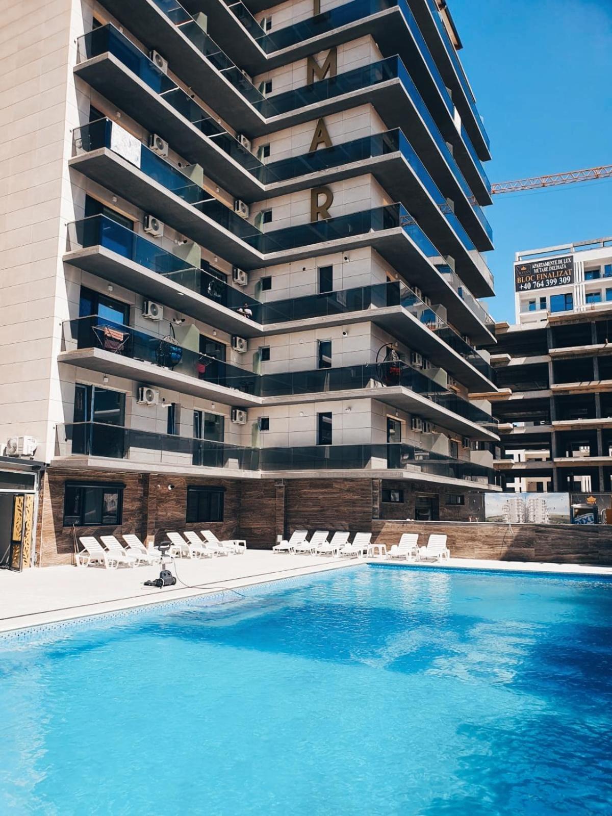 Apartament Studio Teo Blue In Mamaia Nord Năvodari Buitenkant foto